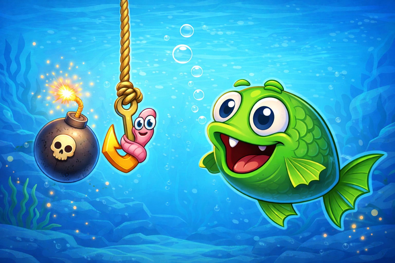 fish boom bonus green fish